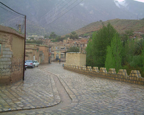 خیابان فدک روستای بهجان